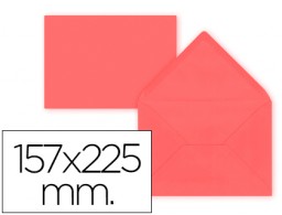 9 sobres Liderpapel 1157x225mm. offset 80g/m² color rojo